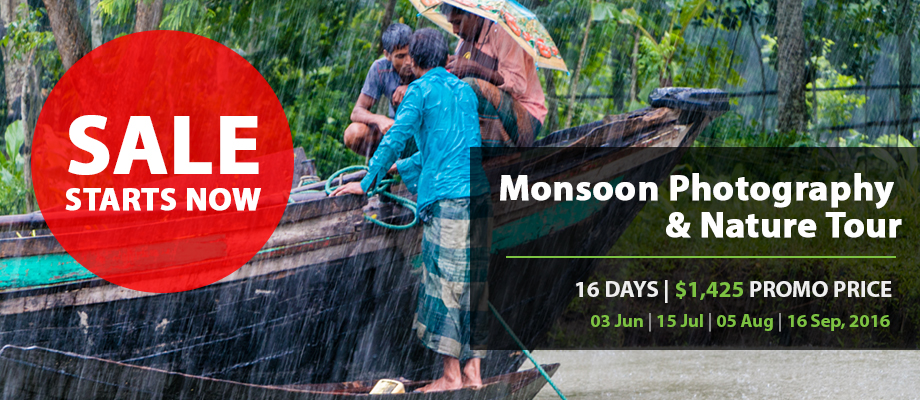 Monsoon Photography & Nature Tour 16 Days Monsoon Photography & Nature Tour in Bangladesh