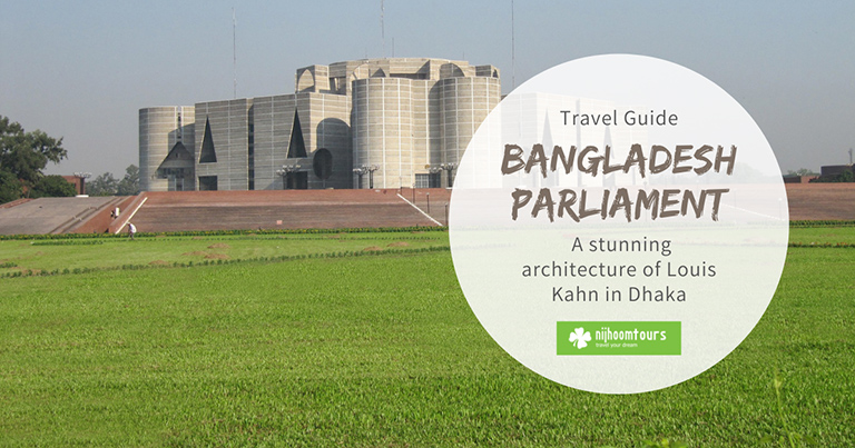 Parliament building of Bangladesh