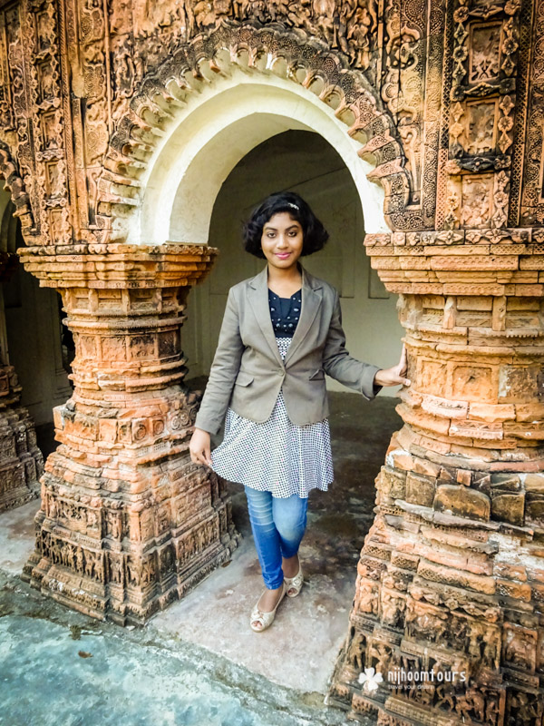 Temples of Puthia with intricate terracotta designs