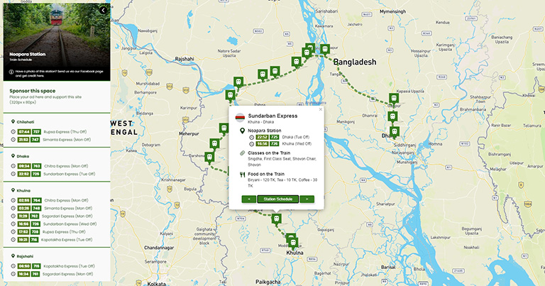 GeoRail Bangladesh - Railway information on the map GeoRail Bangladesh - Railway information on the map