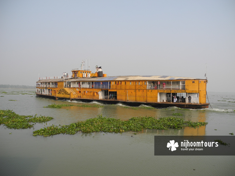 A side view of Paddle Steamer (Rocket) in Bangladesh