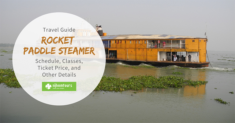 Rocket paddle steamer in Bangladesh schedule and ticket price