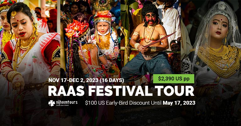 Raas Festival Tour of the Manipuri Tribe in Bangladesh