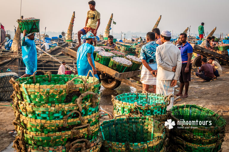 The fishing port of Chittagong
