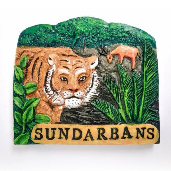 Souvenir from Bangladesh: Sundarbans Fridge Magnet