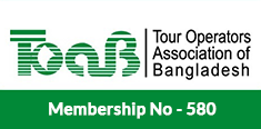 Tour Operators Association of Bangladesh Membership No: 580